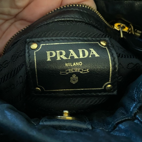 Prada Nappa Nero Soft Leather Shoulder Bag | Slouchy Chic | Italy - Picture 5 of 15